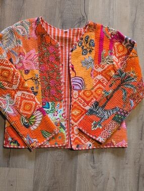 Vintage Style Patchwork Cotton Jacket